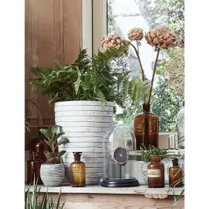 Capi Vase Nature Row Elegant Low 36x47 cm Ivory KRWI782