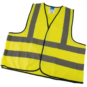 Draper High Visibility Traffic Waistcoat to EN471 Class 2L, Large 73732