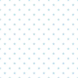 Galerie Just 4 Kids 2 Blue White Small Stars Smooth Wallpaper