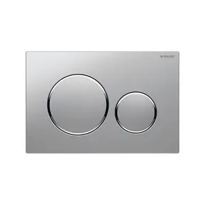 Geberit 115.882.KH.1 SIGMA20 Dual Flush Gloss Chrome Flush Plate SIGMA 20