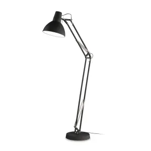 Luminosa Wally Task Floor Lamp Black