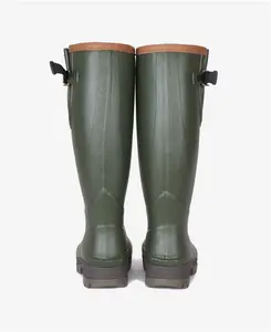 Barbour Women's Tempest Wellington Boots Olive 7