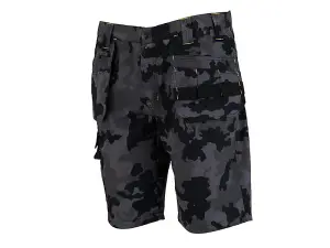 STANLEY Hanley Black Camouflage Holster Shorts - Comfortable 32 Inch Waist Design