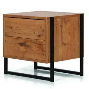 Loftside Bedside Cabinet / Modern Charm and Functional Elegance for Your Space