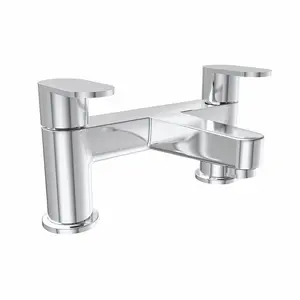 SunDaze Modern Round Bathroom Tub Tap Bath Filler Mixer Taps Chrome