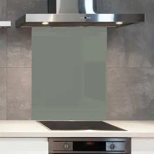 Premium 70cm x 75cm 6mm Glass Green Mouse Tail Kitchen Splashback Toughened