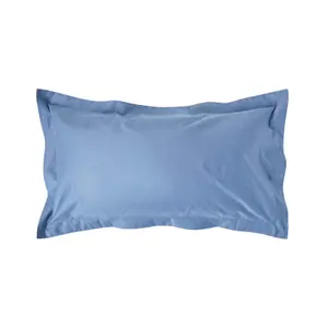 Homescapes Air Force Blue Egyptian Cotton Oxford Pillowcase 1000 TC, King Size