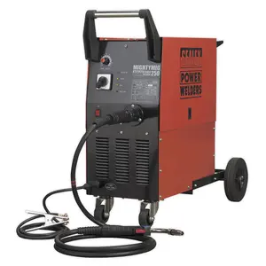 Sealey Professional Gas/No-Gas MIG Welder 250A with Euro Torch MIGHTYMIG250