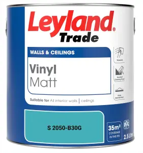 Leyland Trade Vinyl Matt Walls & Ceilings Emulsion Paint (S 2050-B30G) 2.5L