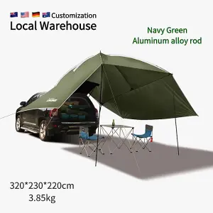 Latourreg Durable Rear Canopy - Portable UV & Rain Shade Tent for Camping