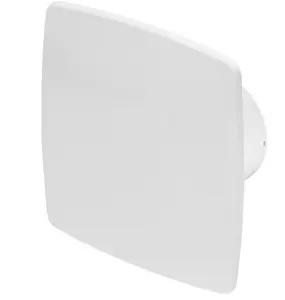 Awenta 125mm Pull Cordr NEA Extractor Fan White ABS Front Panel Wall Ceiling Ventilation