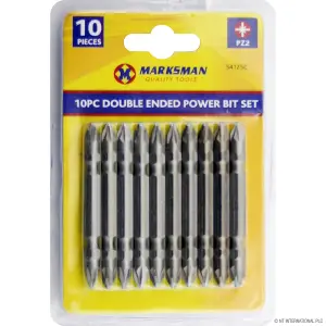 10Pc Double Ended Power Bit Set Screwdriver Power Drill Pozi Pz2 Durable