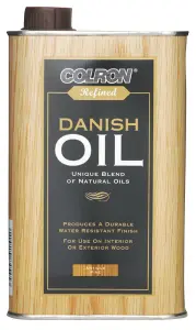 Colron Refined Antique pine Satin Not antibacterial Danish Furniture Wood oil, 500ml