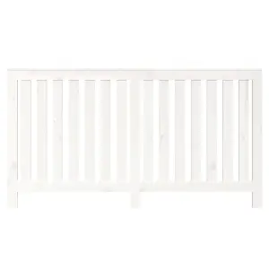 Berkfield Radiator Cover White 153x19x84 cm Solid Wood Pine