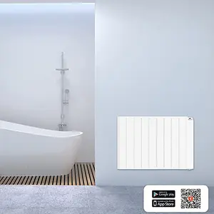 MYLEK Panel Heater Radiator Wifi Smart App Electric 2000W With Thermostat