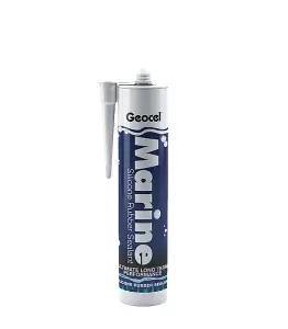 Geocel Marine Silicone Rubber Sealant 310ml Cartridge - White