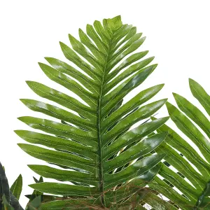 Artificial Plant Phoenix Fern Tree in Pot for Decoration Living Room