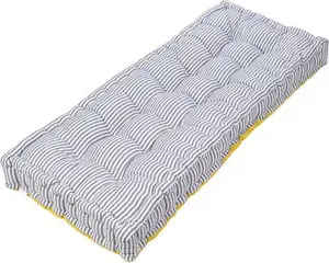 Blue Stripe Bench Cushion Pad House Of Hampton