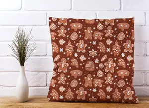 Gingerbread Cookies Cushions 60cm x 60cm