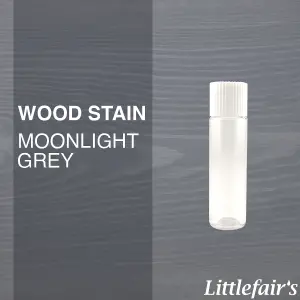 Littlefair's - Indoor & Outdoor Wood Stain - Moonlight Grey - 2.5 LTR