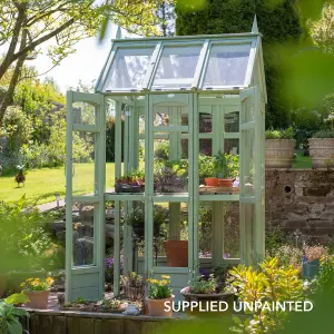 Forest Garden Victorian Walk around 4x3 Greenhouse with Auto vent