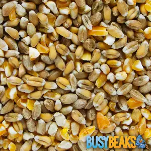 7.5kg BusyBeaks Mixed Poultry Corn - Premium Grade Food Feed For Chicken Geese Duck