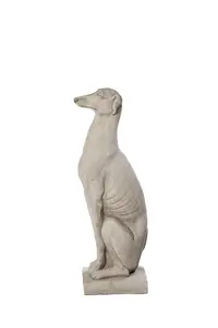 Single Whippet Dog Garden Statue