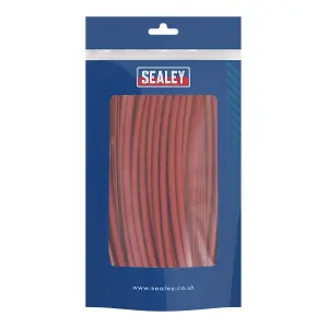 Sealey Heat Shrink Tubing 200mm 100 Pieces Red Various Sizes Secure Fit HST200R