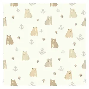 Little Bear Wallpaper In Neutrals