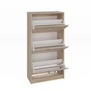 Paula Shoe Cabinet Sonoma Oak at an Attractive Price