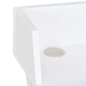 Berkfield Desk White 80x50x84 cm