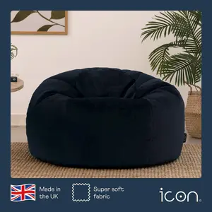 icon Aurora Classic Velvet Bean Bag Chair Flowers Bean Bags