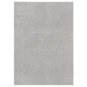 Berkfield Rug Short Pile 140x200 cm Light Grey