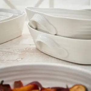 Sophie Conran Portmeirion Round Roasting Dish, White