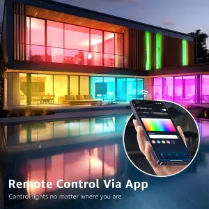 Aigostar 10m Smart LED Strip Lights, WiFi App Control Compatible with Alexa and Google Assistant(5mX2 sets)