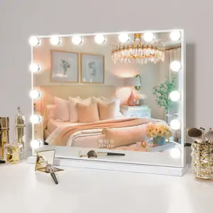 Keuna Rectangle LED Metal Mirror