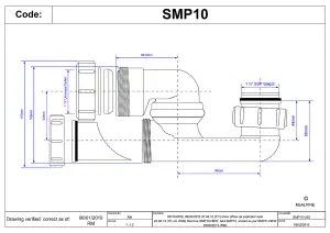 McAlpine SMP10 50mm Seal Bath Trap