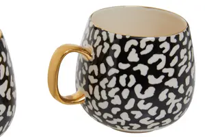 Maison by Premier London Leo Set Of Two Mugs