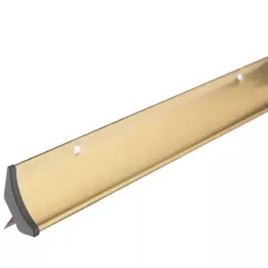 Door Rain Deflector 32mm With End Face Fixed Bottom Door Strip Gold Effect