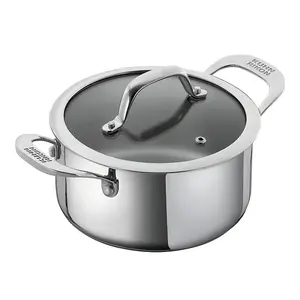 Kuhn Rikon Allround Stainless Steel Casserole Pot, 18cm/2.3L