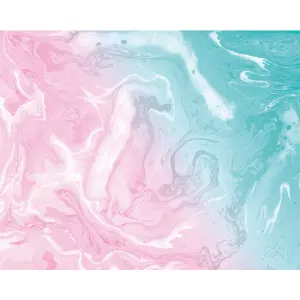 Origin Murals Flowing Marble Pink Matt Smooth Paste the Wall Mural 350cm Wide X 280cm High