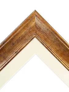 Scandi Gold Frame with Ivory Mount for Image Size 30 x 40 CM