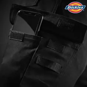 Dickies Flex Work Trousers Multi Pocket with Knee Patches - 28" Waist 32" Leg - Black