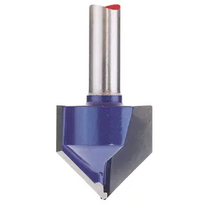 Draper  TCT Router Bit, 1/4" Groove 19mm x 90 degrees 75337