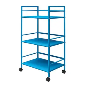 Metal Bar Cart Blue