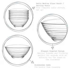 LAV - Derin Glass Serving Bowl - 11cm