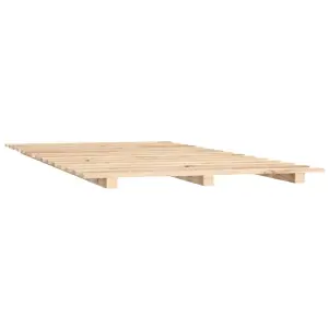 Berkfield Bed Frame 90x190 cm 3FT Single Solid Wood Pine