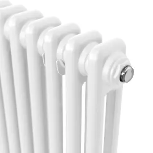 Traditional 2 Column Radiator - 300 x 1012 mm - White