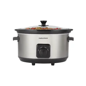 Morphy Richards 461013 Slow Cooker 6.5 L, Ceramic Pot, Dishwasher Safe