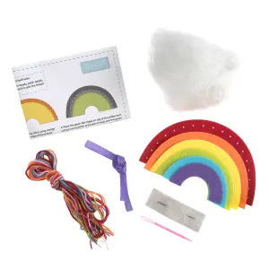 FELT KIT RAINBOW - Felt Decoration Kit: Rainbow - Trimits